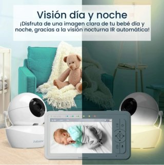 Babysense S2 - Vigilabebés 2 Cámaras HD