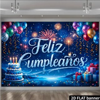 Banner Feliz Cumpleaños 100x150cm