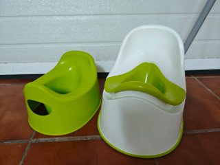 Trona, funda y orinales