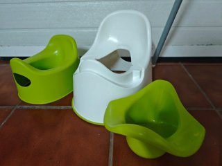Trona, funda y orinales