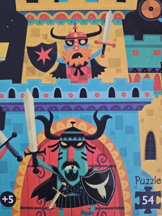 Puzzle Castillo Medieval Djeco 54 Piezas