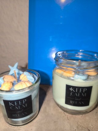 Vela soja aroma Ocean Breeze(océano profundo)
