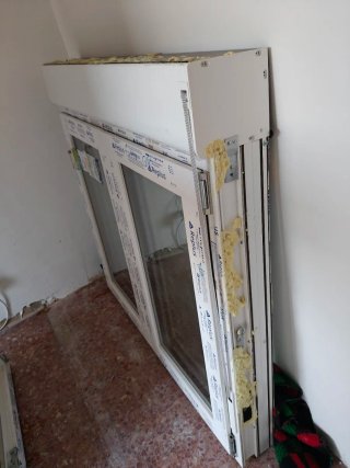 Ventanas (DOS)  PVC Replus Doble Hoja  117 x 118