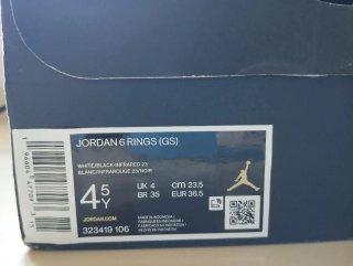Zapatillas Jordan 6 Rings Rojas y Blancas