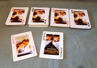 Baraja de cartas Titanic