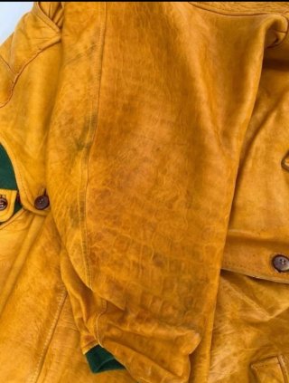 CHAQUETA ORIGINAL SHOWA 1912 CUERO ITALIANA