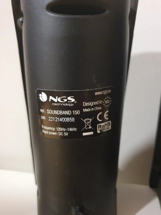 Altavoces Multimedia NGS SB150 2.0 Negros