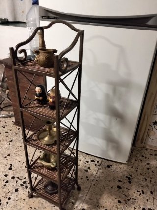 Estantería Mimbre y Forja