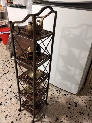 Estantería Mimbre y Forja