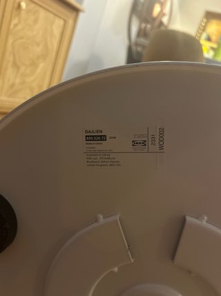 Perchero Ikea Blanco Aro y Madera