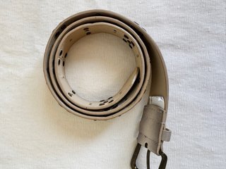 Cinturón Stradivarius Gris con Turquesa 95cm