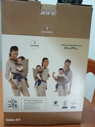 Mochila Portabebé Jane Dual 3 Posiciones