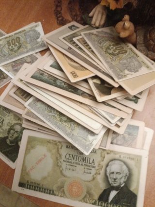 Lote 50 Billetes Italianos Fac-Simile miniatura