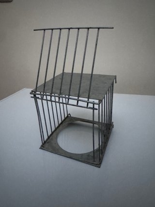 5 Nidi per uccelli metallici