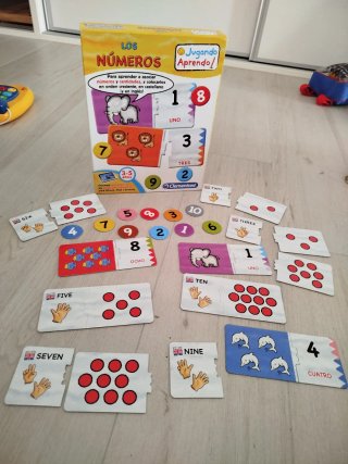 Juego Los Números Clementoni Bilingüe