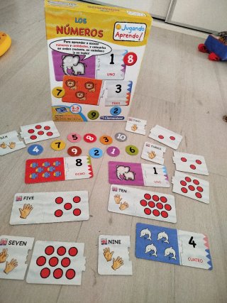 Juego Los Números Clementoni Bilingüe