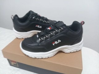 Zapatillas Fila Talla 39 Negras y Blancas