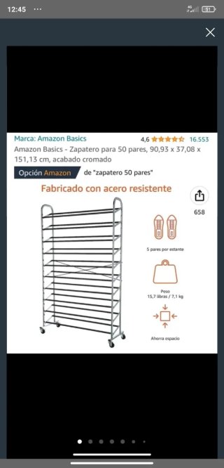 Zapatero Metálico 10 Niveles