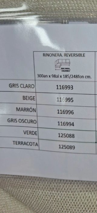 Sofá Rinconera Beige Tela