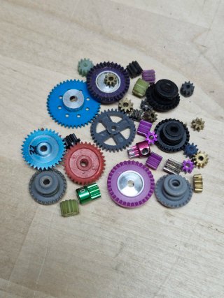 Lote de engranajes Scalextric