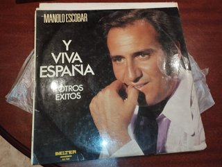 Lote 9 Vinilos LP Años 70-80 Manolo Escobar