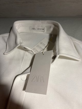 Sobrecamisa blanca Zara hombre