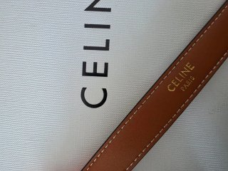 Cinto Celine 90cm Castanho/Dourado
