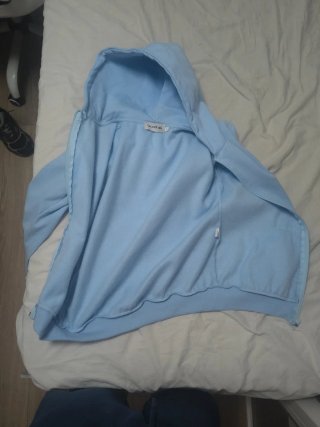 Chaqueta con cremallera Lacoste azul