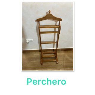Perchero de madera