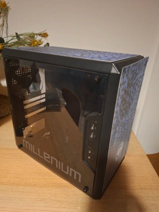 Carcasa Ordenador Mars Gaming Negra millenium