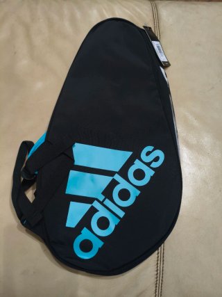 Paletero Adidas Negro y Turquesa