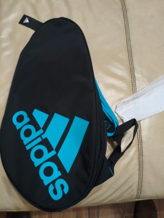Paletero Adidas Negro y Turquesa