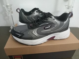 Zapatillas Fila Talla 39 Gris y Morado