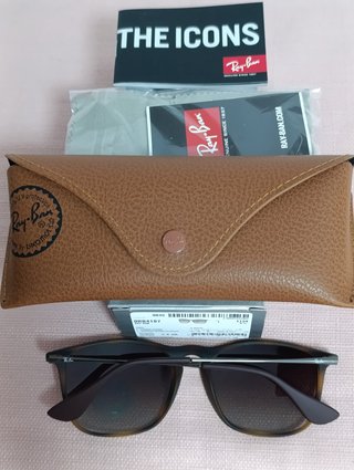 CHRIS RB4187 MARRON MATE Nueva ORIGINAL POLARIZADA