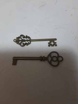 Set 15 Chiavi Antiche Vintage Bronzo