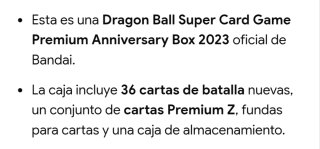 Set Cartas Dragon Ball Super Card Game