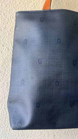 Bolso El Caballo azul y marrón