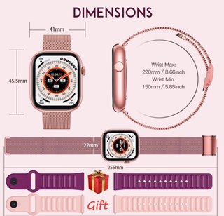 NUEVO Reloj Inteligente Mujer Bluetooth IP67