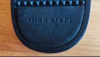Chanclas Miss Sixty Negras