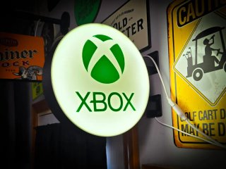 Letrero LED Xbox Doble Cara 23cm Gaming