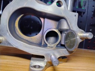 Carcasa escape inox S304 para turbo Subaru STI