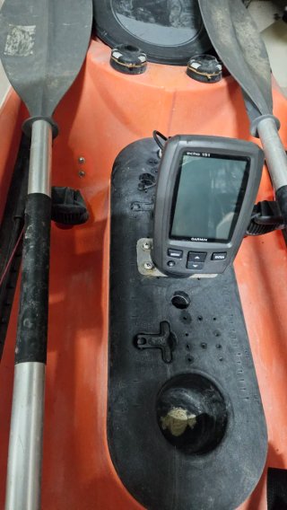 Kayak de pesca o paseo naranja