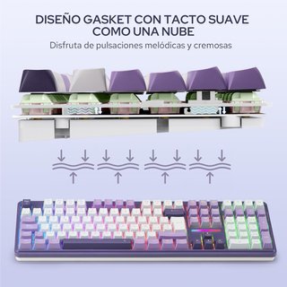 NUEVO! K745 Pro Teclado Mecánico Gaming Tri Modo