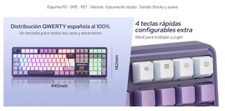 NUEVO! K745 Pro Teclado Mecánico Gaming Tri Modo
