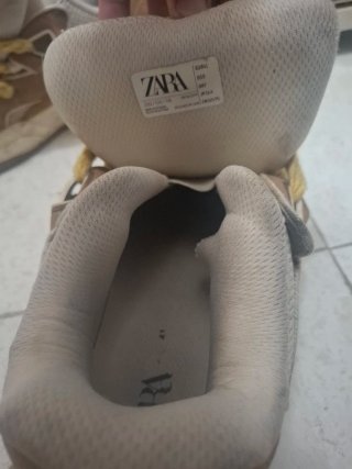 Sneakers Zara Beige/Marrone Tg 41
