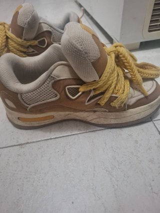 Sneakers Zara Beige/Marrone Tg 41