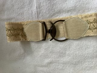 Cinturón elástico Stradivarius Talla Única Beige D