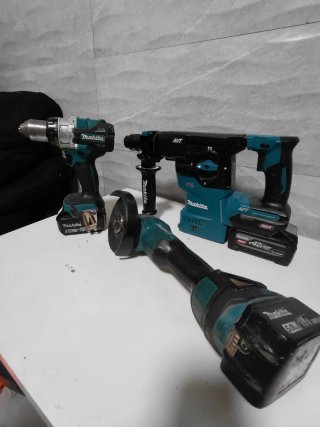 Pack 3 Herramientas Makita: Taladro, Rotomartillo,