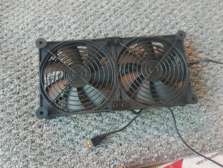 Ventilador Doble para PC ELUTENG