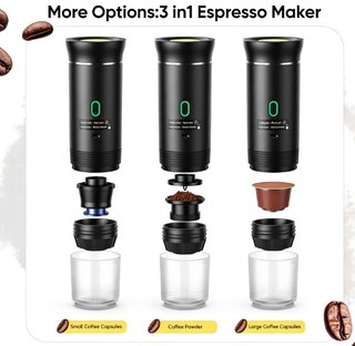 SIN ABRIR 3 en 1 Cafetera Portátil 72W